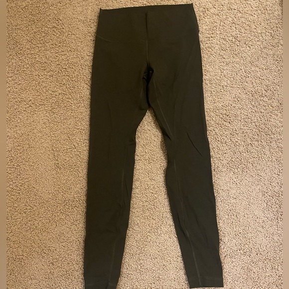 Lululemon wunder under olive leggings - Picture 2 of 4
